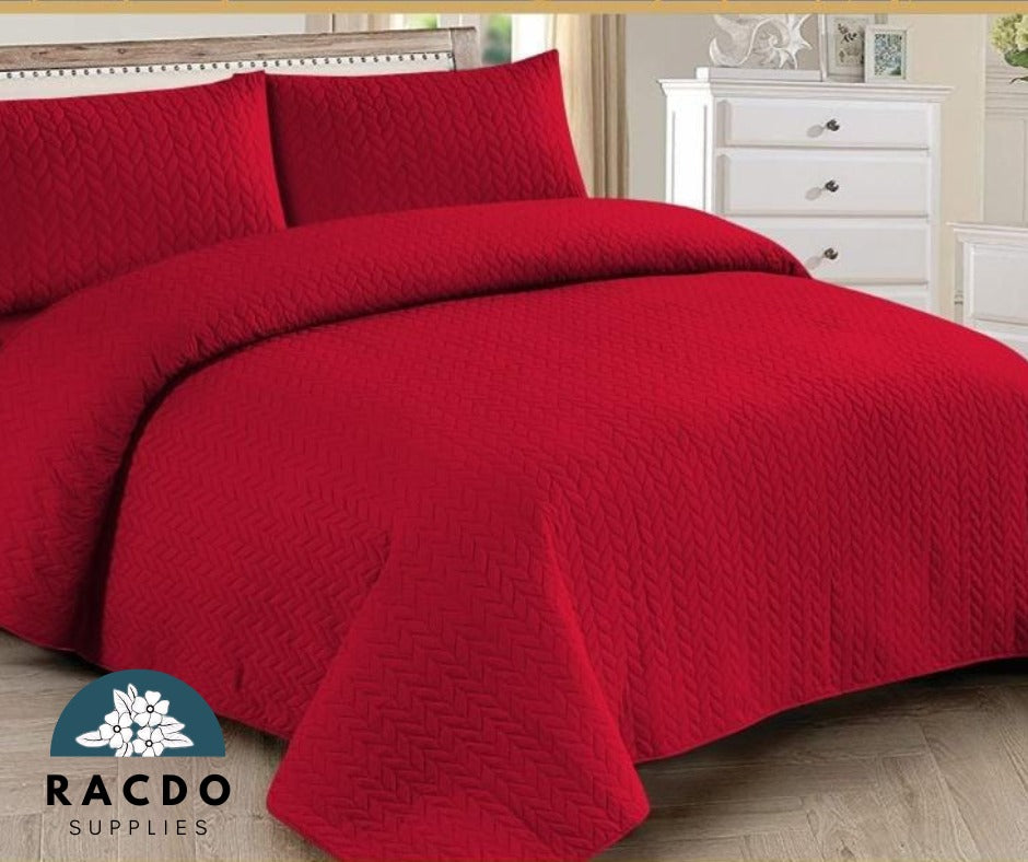 Vibrant 3 PC's Dyed Bed Spread – Quality You Can Feel