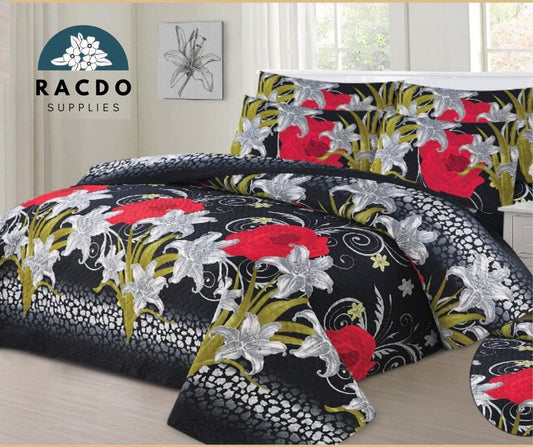 3 PC's Printed Bed Spread – Soft, Stylish & Affordable Bedding